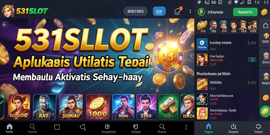 Tampilan antarmuka aplikasi 531SLOT yang intuitif dan menarik.