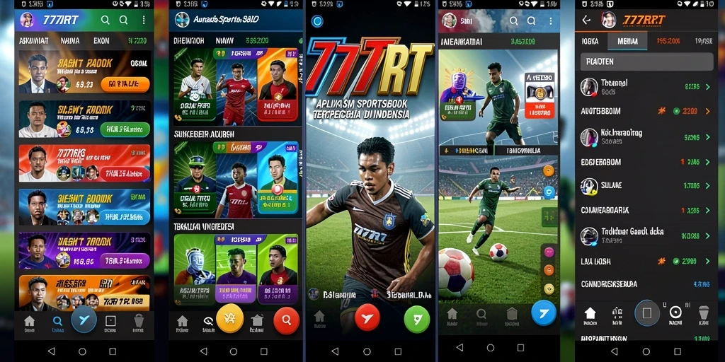 Tampilan gameplay Sportsbook yang menarik dan interaktif di 777RT.
