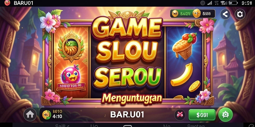 Tampilan gameplay dari BARU01 yang mengasyikkan dan penuh warna.