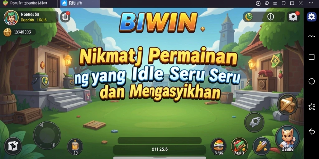 Screenshot gameplay <strong>BIWIN</strong> menampilkan aksi pertarungan yang strategis dan dinamis.