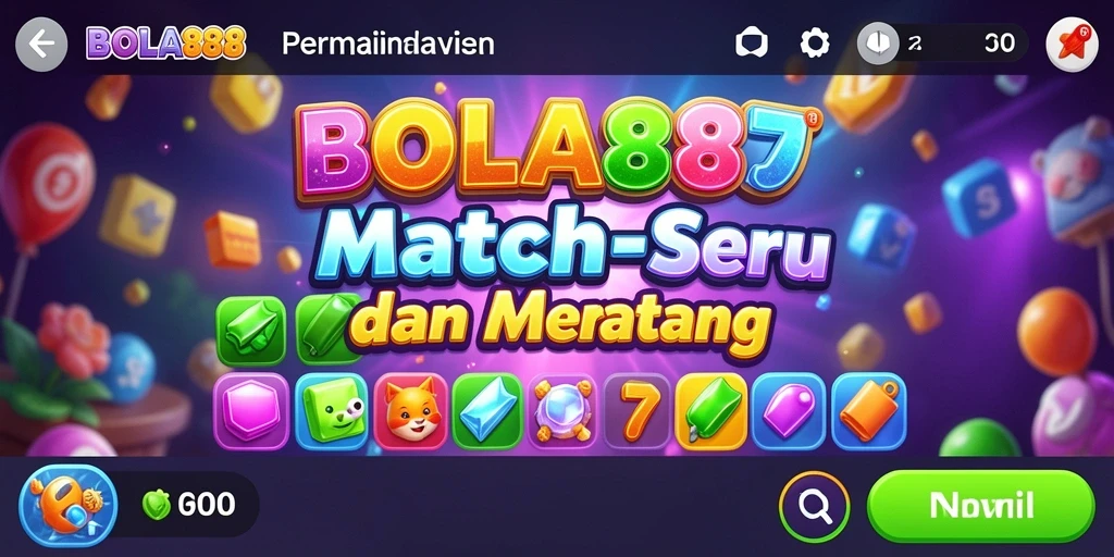 Tampilan gameplay BOLA88 yang dinamis dan penuh warna.