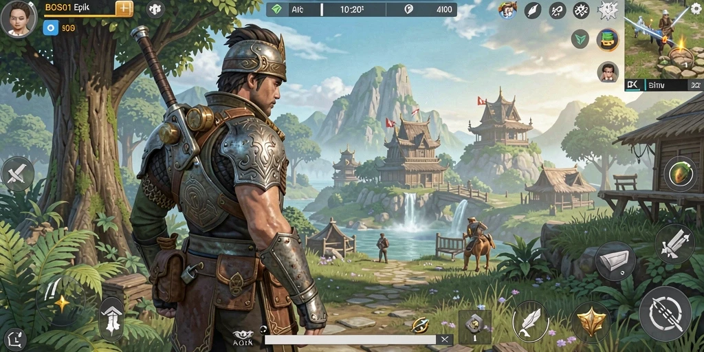 Gameplay menarik dalam dunia petualangan yang luas.