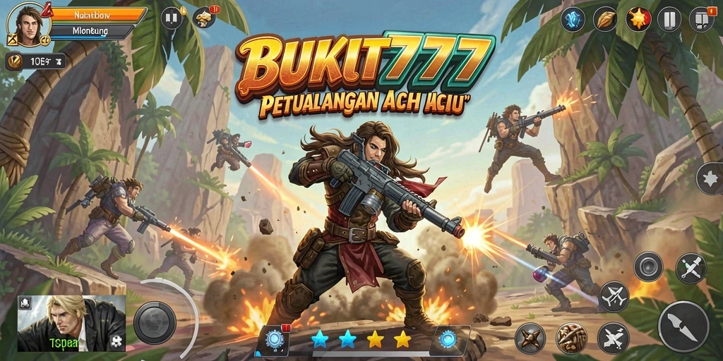 Screenshot dari gameplay BUKIT777 menampilkan aksi mendebarkan.