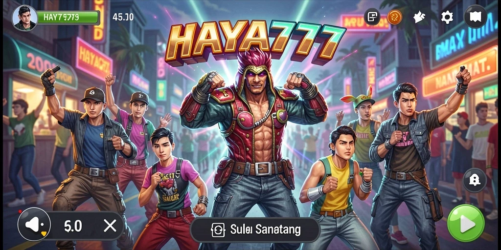 Screenshot HAYA777 menampilkan aksi gameplay Arcade yang seru.