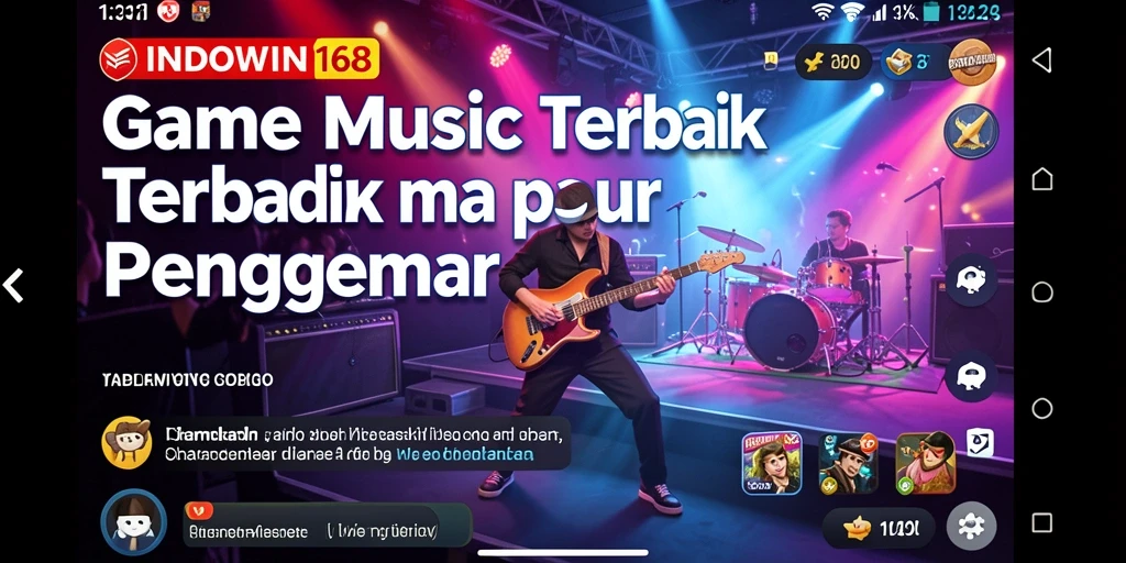 Gameplay INDOWIN168 yang seru dengan berbagai pilihan lagu.