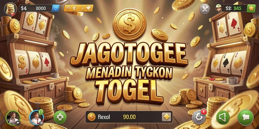 Tampilan gameplay JAGOTOGEL yang menampilkan pengelolaan bisnis togel yang seru.