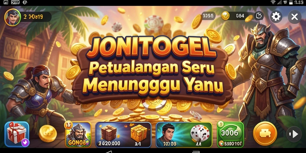 Tampilan gameplay JONITOGEL yang mendebarkan dan penuh petualangan.