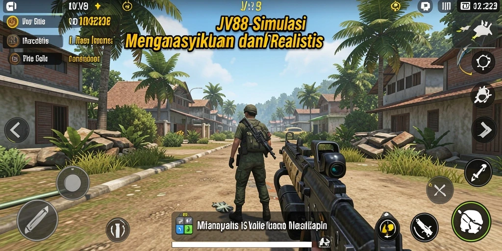 Tampilan gameplay yang menakjubkan dari JV88.