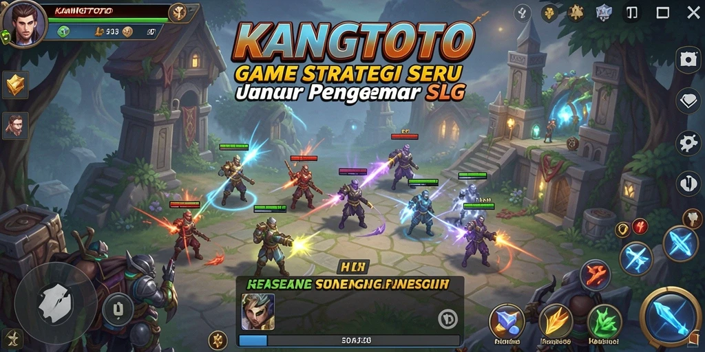 Tampilan gameplay KANGTOTO dengan strategi mendalam yang menarik.