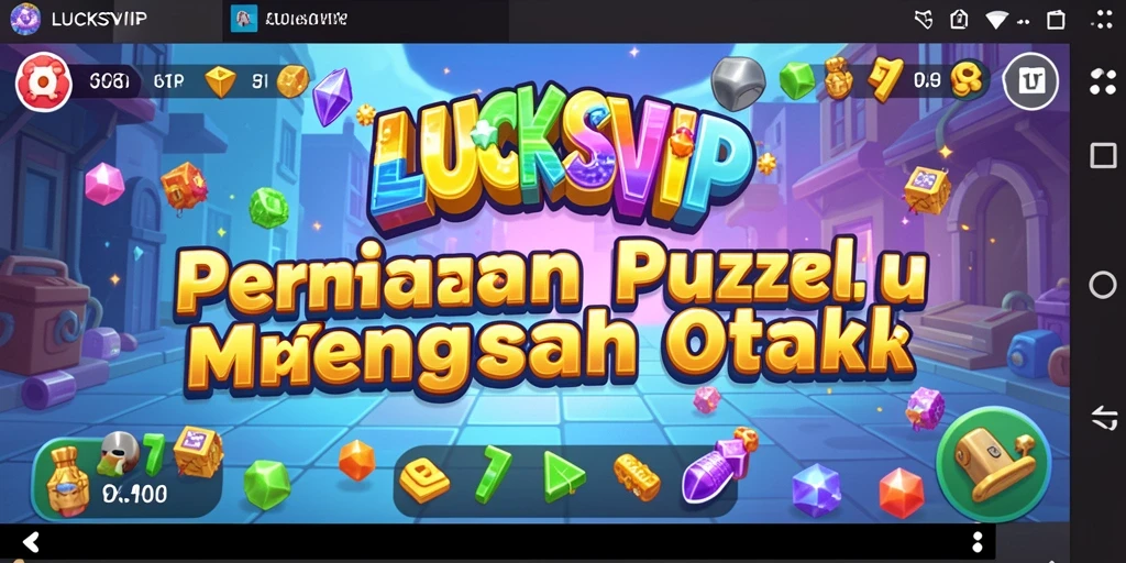Gameplay LUCKSVIP yang menantang dengan teka-teki menarik.