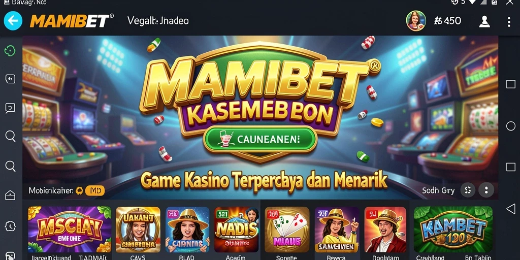 Gameplay MAMIBET menampilkan keseruan permainan Kasino yang mendebarkan.