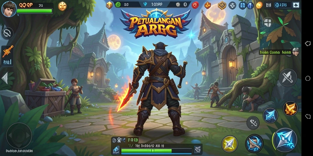 Tampilan gameplay QQRP yang menakjubkan dan penuh aksi.