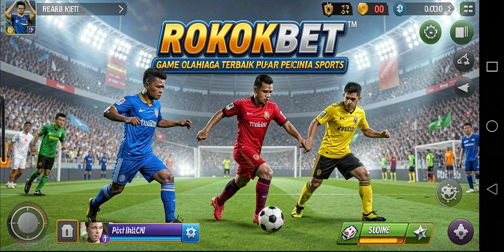 Tampilan gameplay ROKOKBET yang menarik dan interaktif.