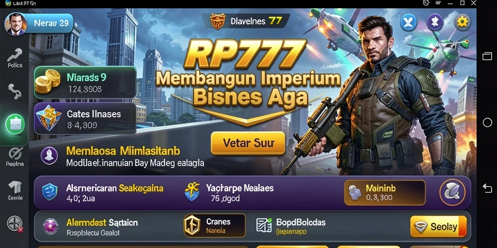 Tampilan gameplay RP777 yang menyenangkan dan edukatif.