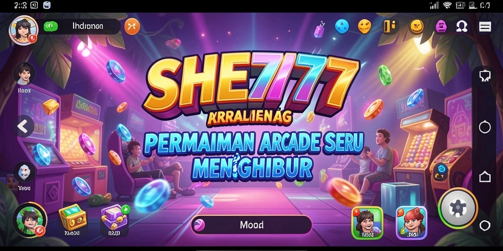 Screenshot dari gameplay seru SHE777 dengan aksi Arcade yang menarik.