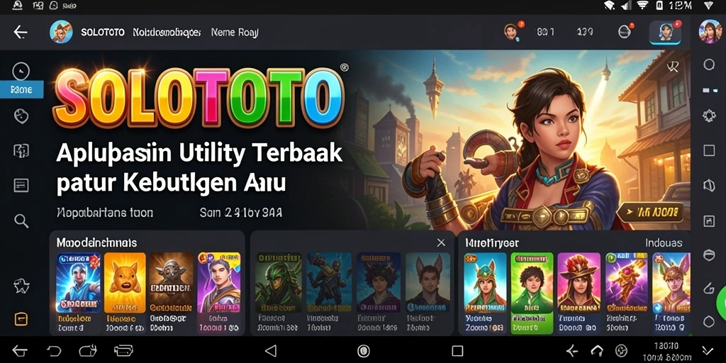 Tampilan antarmuka SOLOTOTO yang memudahkan pengguna saat menggunakan aplikasi.