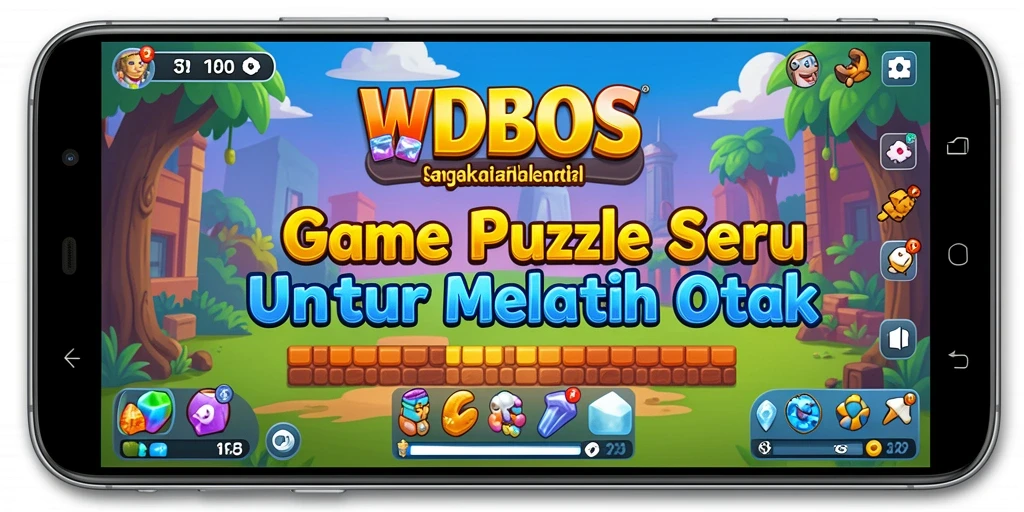 Tampilan gameplay WDBOS dengan teka-teki menarik.